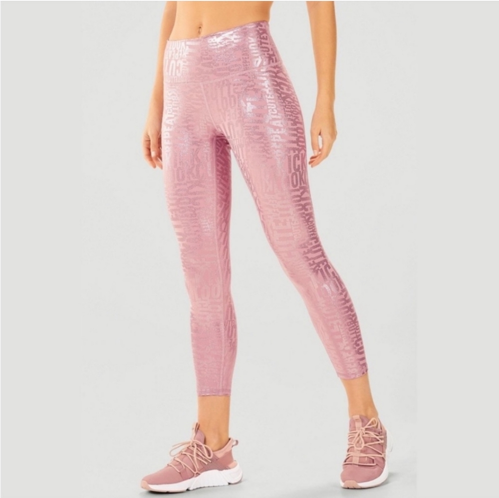 Fabletics Kick-Butt Define High Waisted Powerhold 7/8 Leggings